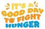 It's A Good Day to Fight Hunger Sticker