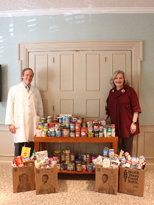 Cooper Aerobics President and CEO Dr. Tyler Cooper and North Texas Food Bank President and CEO Trisha Cunningham
